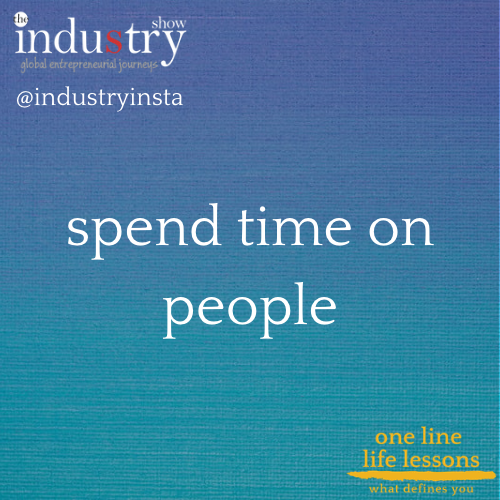 spend time on people